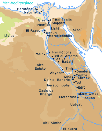 El valle del Nilo.