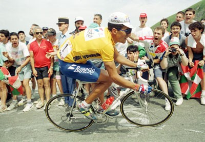 Miguel Indurain, pentacampeón del Tour de Francia.