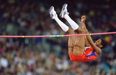 Javier Sotomayor, subcampe&oacute;n ol&iacute;mpico en Sydney 2000.