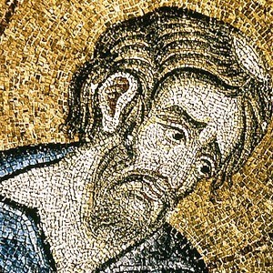 San Lucas Evangelista, mosaico del Baptisterio de la Basílica de San Marcos (Venecia).