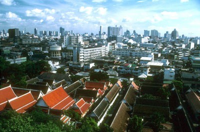 Vista general de Bangkok.
