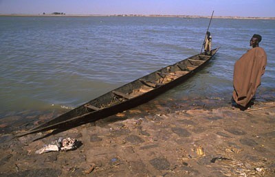Puerto fluvial del Níger en Malí.