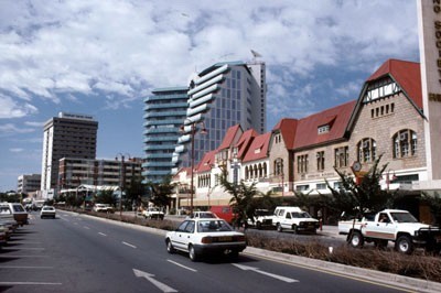 Windhoek, la capital de Namibia.