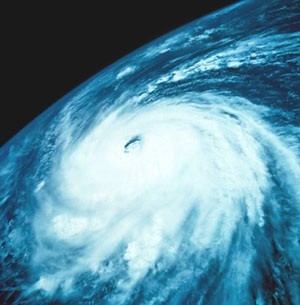 El cicl&oacute;n Daniella sobre las costas de Madagascar ...