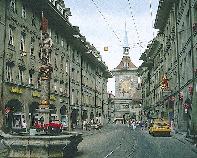 Berna, la capital de Suiza.