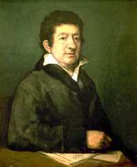 Nicolás Fernández de Moratín, óleo de Francisco de Goya.