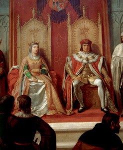 Isabel I de Castilla y Fernando II de Arag&oacute;n.