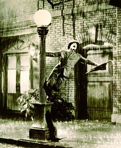 Gene Kelly en Cantando bajo la lluvia.