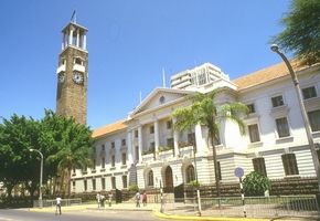 El Palacio Presidencial de Nairobi, Kenia.