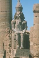El faraón Ramsés II.