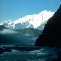 El monte Dhaulagiri.