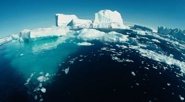 Aguas próximas a Groenlandia.
