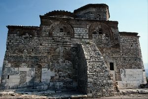 Iglesia griega ortodoxa del siglo XI, Albania.