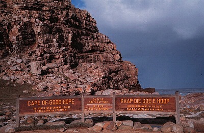 El cabo de Buena Esperanza.