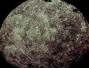Vista de Mercurio desde el Mariner 10.