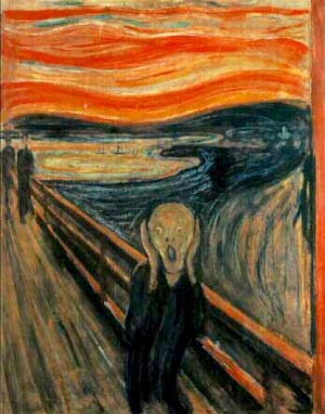 El grito, de Munch, una de las obras expresionistas más representativas.