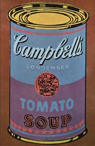 Sopa Campbell´s, de Warhol.