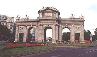 Puerta de Alcalá, en Madrid.