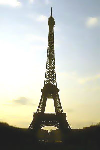 La Torre Eiffel de París.