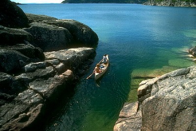 El lago Superior (Ontario, Canadá).