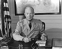 El presidente de Estados Unidos Eisenhower.