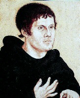 Martín Lutero. Lucas Cranach, 1522.
